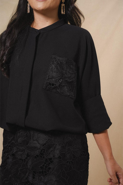 EVE TOP IN NOIR