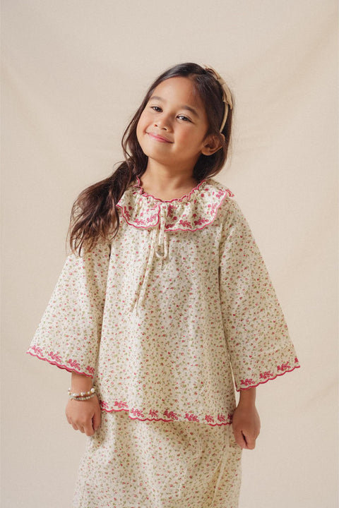 BLOOM KURUNG IN CERISE