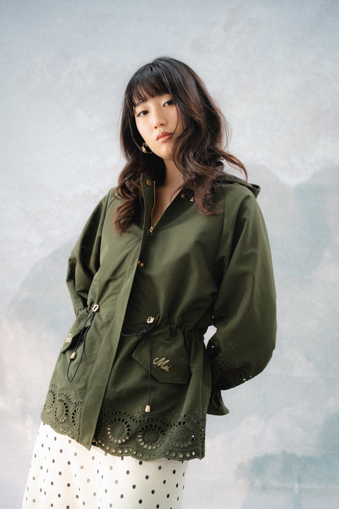 LE COOL PARKA IN OLIVE