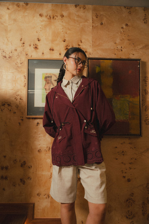 LE COOL PARKA IN BURGUNDY
