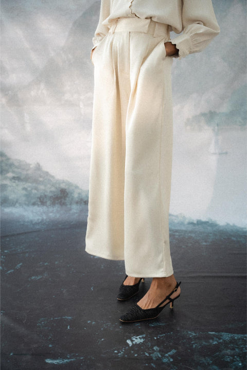 BRERA TROUSERS IN CREMA
