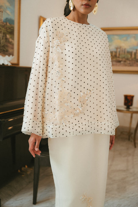 CAMELIA ORGANZA TOP IN DOLCE TEMPO