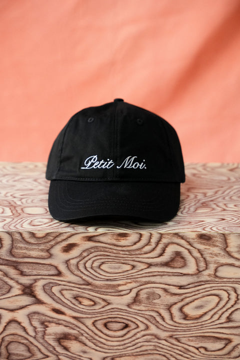 BOW BASEBALL CAP IN NOIR