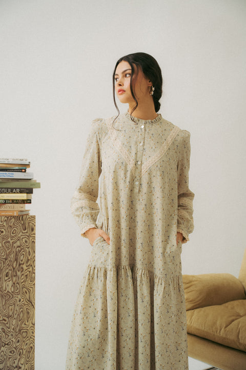 LUNDI DRESS IN VINTAGE GREY