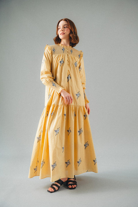 THE EMMA DRESS IN BLUEBELL