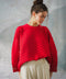 NUVOLA KNIT SWEATER IN ROUGE