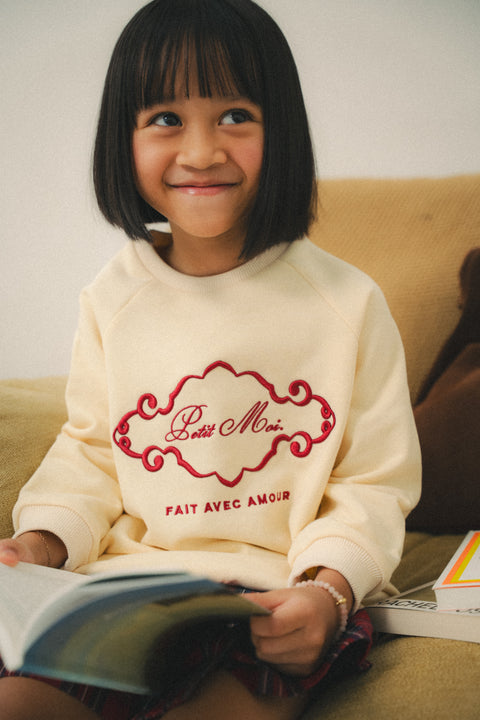 THE MUSE JUMPER IN ECRU (KIDS)