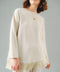 BRERA FRINGE TOP IN VANILLE