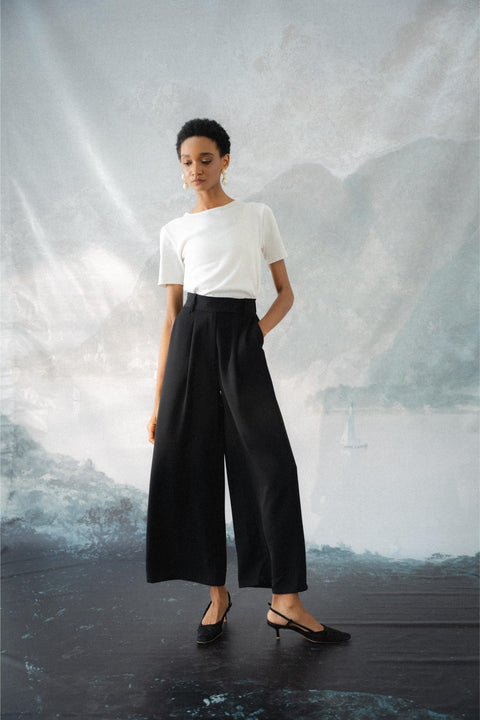 BRERA TROUSERS IN NOIR