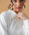 ISCHIA COTTON SHIRT IN PORCELAIN