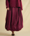BUBBLE SKIRT IN BURGUNDY