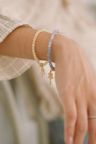 bracelet worn by hand model for produt shot