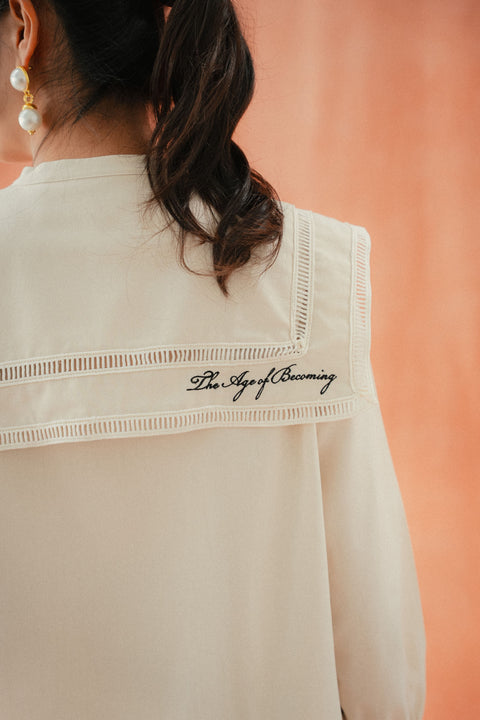 ANxPM ALESSA PICOT BLOUSE