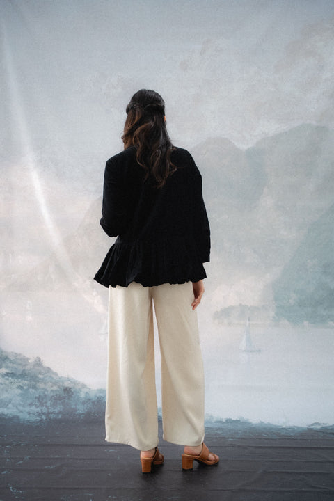 FLORIAN SHIRT IN MIDNIGHT VELVET