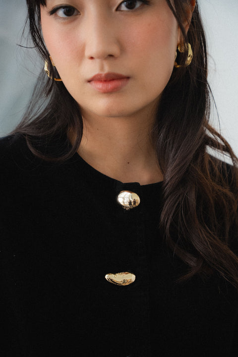 FLORIAN SHIRT IN MIDNIGHT VELVET