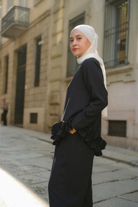 BRERA TROUSERS IN NOIR