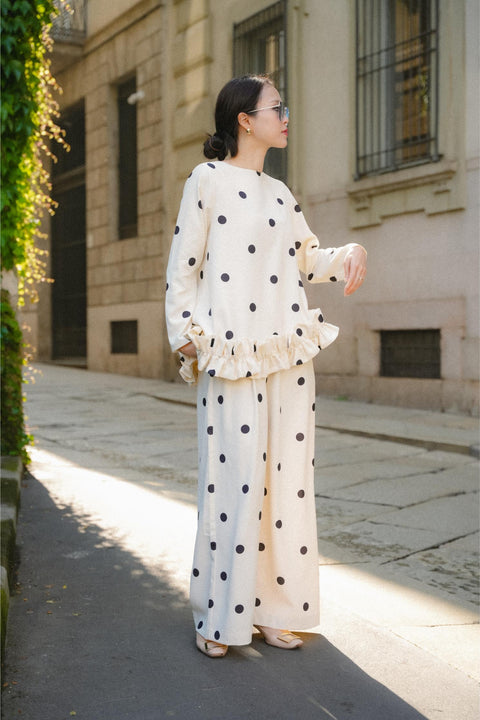 BRERA TROUSERS IN POLKA