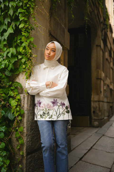 CONTESSA SHIRT IN VIOLET