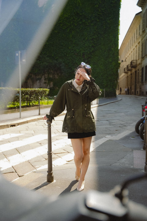 LE COOL PARKA IN OLIVE