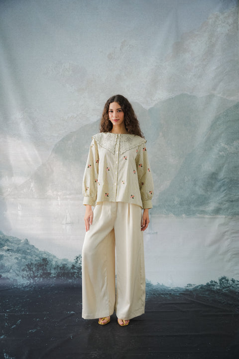 VALENTINA SHIRT IN DOVE BLOSSOM