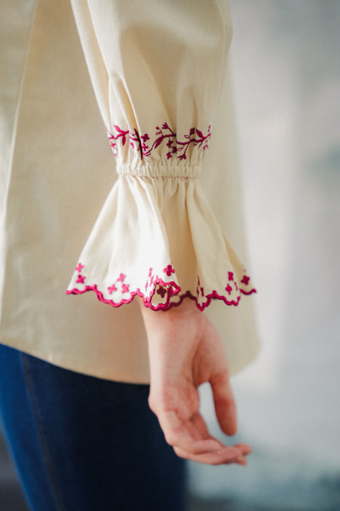 SERENDIPITY BLOUSE IN AMARENA