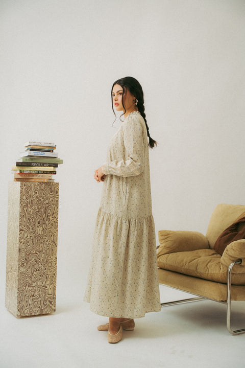 LUNDI DRESS IN VINTAGE GREY