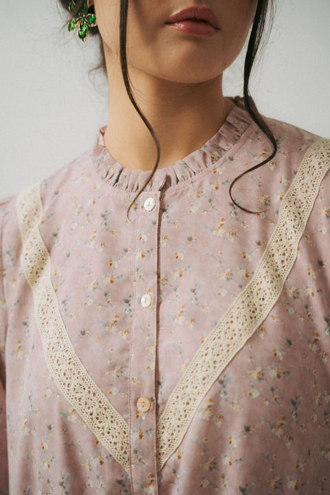 LUNDI DRESS IN ANTIQUE ROSE