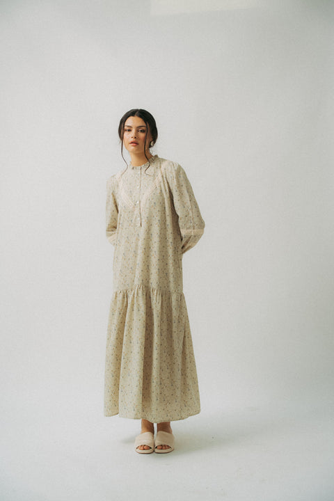LUNDI DRESS IN VINTAGE GREY