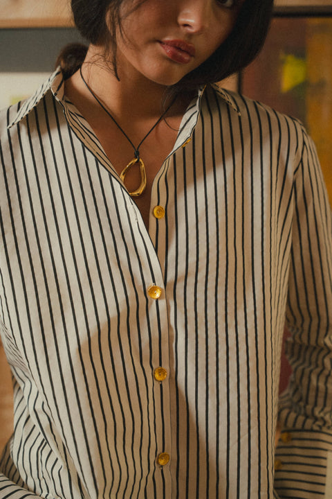 HEMINGWAY SHIRT IN INK
