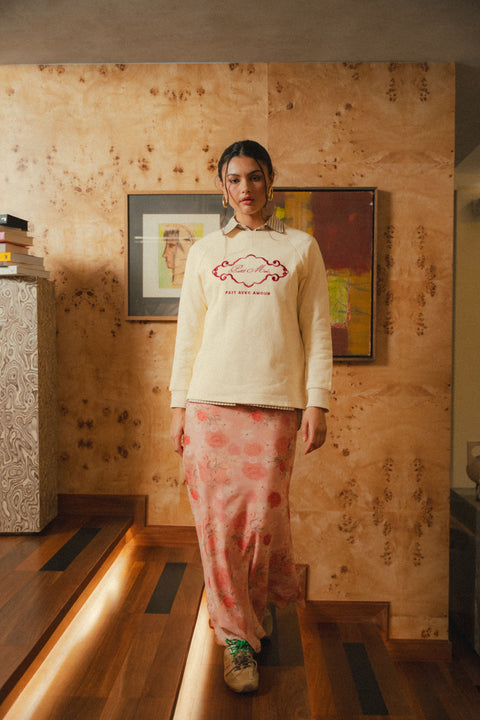 THE MUSE JUMPER IN ECRU