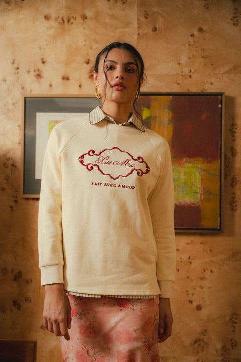 THE MUSE JUMPER IN ECRU