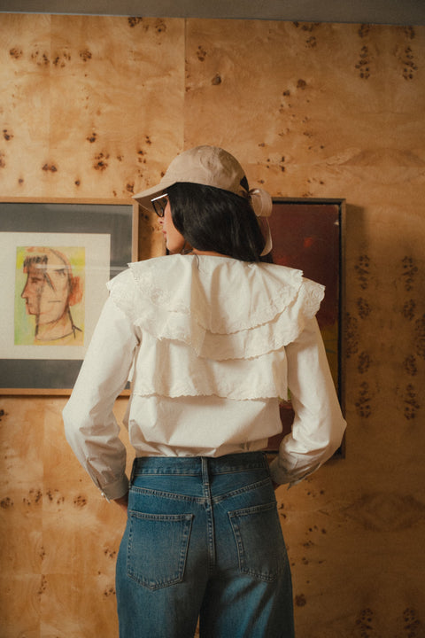 LOREN SHIRT IN PEARL