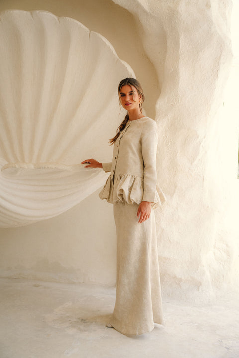 FLORIAN KURUNG IN ANTIQUE WHITE