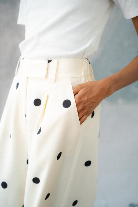 BRERA TROUSERS IN POLKA