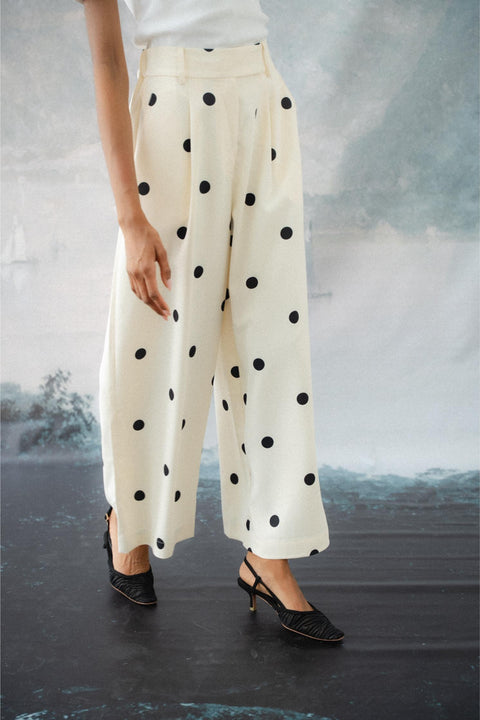 BRERA TROUSERS IN POLKA