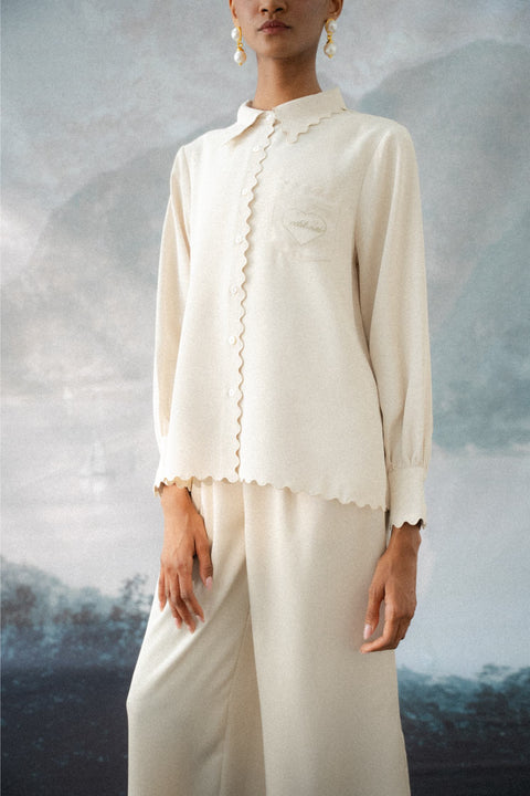 BIANCA SHIRT IN LUNA
