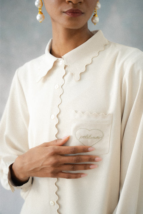 BIANCA SHIRT IN LUNA