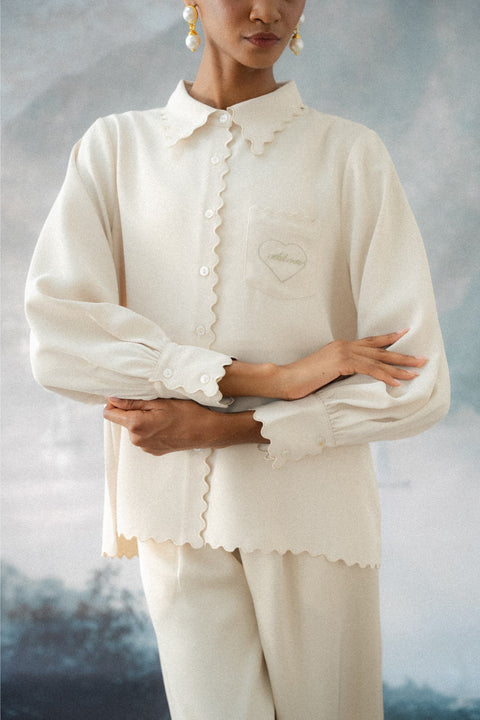 BIANCA SHIRT IN LUNA