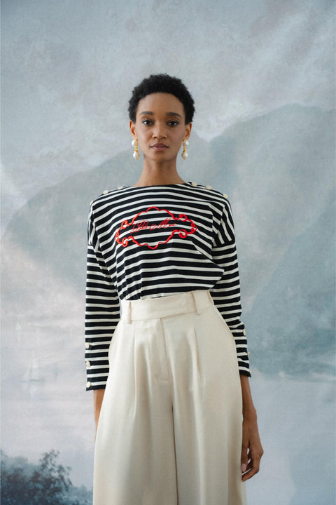 BRERA TROUSERS IN CREMA