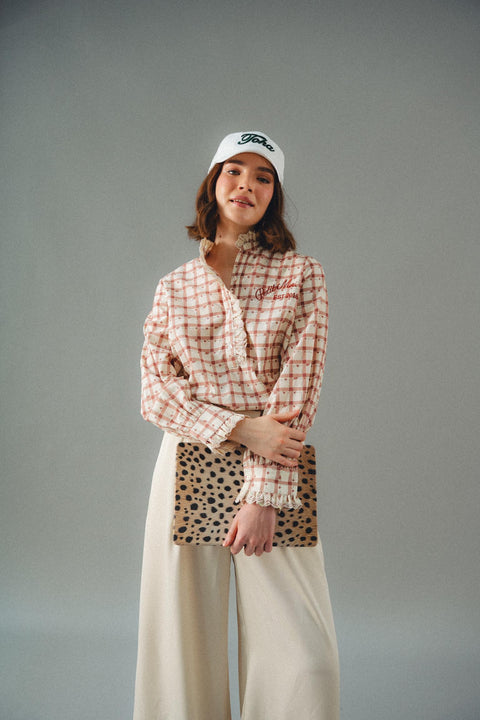 BALZAC SHIRT IN CHERRY GINGHAM