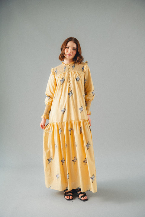 THE EMMA DRESS IN BLUEBELL