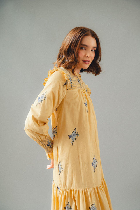 THE EMMA DRESS IN BLUEBELL