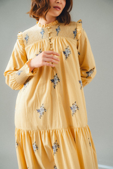 THE EMMA DRESS IN BLUEBELL