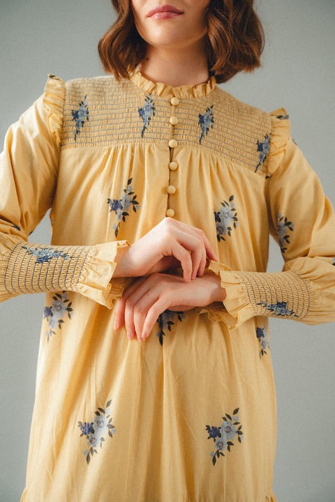 THE EMMA DRESS IN BLUEBELL