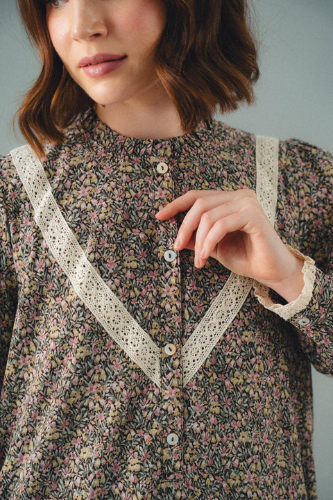 LUNDI DRESS IN MORRIS