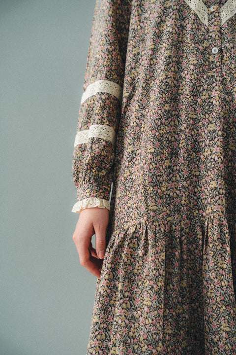 LUNDI DRESS IN MORRIS