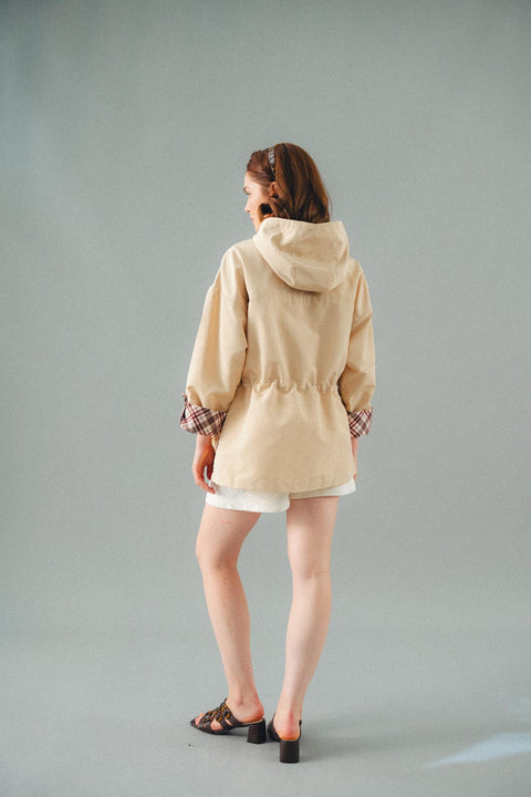 CHELSEA PARKA IN MERLOT