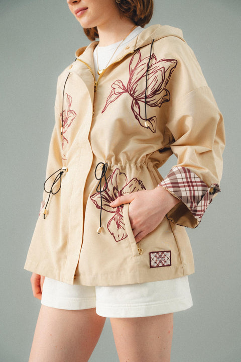 CHELSEA PARKA IN MERLOT