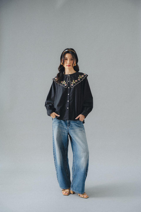 VALENTINA SHIRT IN MOSS