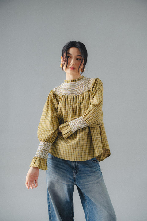 KATE BLOUSE IN MARIGOLD